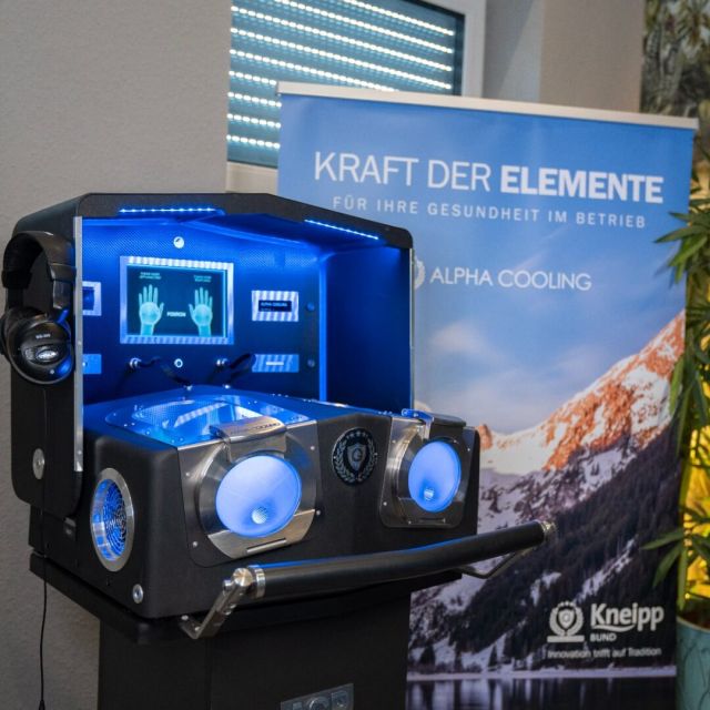 Frontansicht Alpha Cooling Gerät